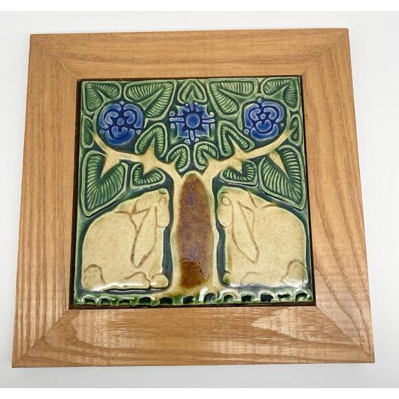Rookwood | Other | Rookwood Bunnies Framed Tile North Prairie Tilework ...